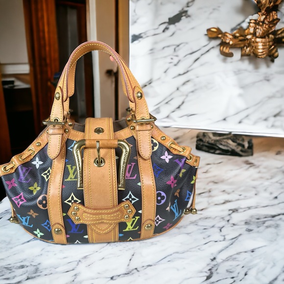 Louis Vuitton Black Murakami Theda bag - Picture 1 of 9